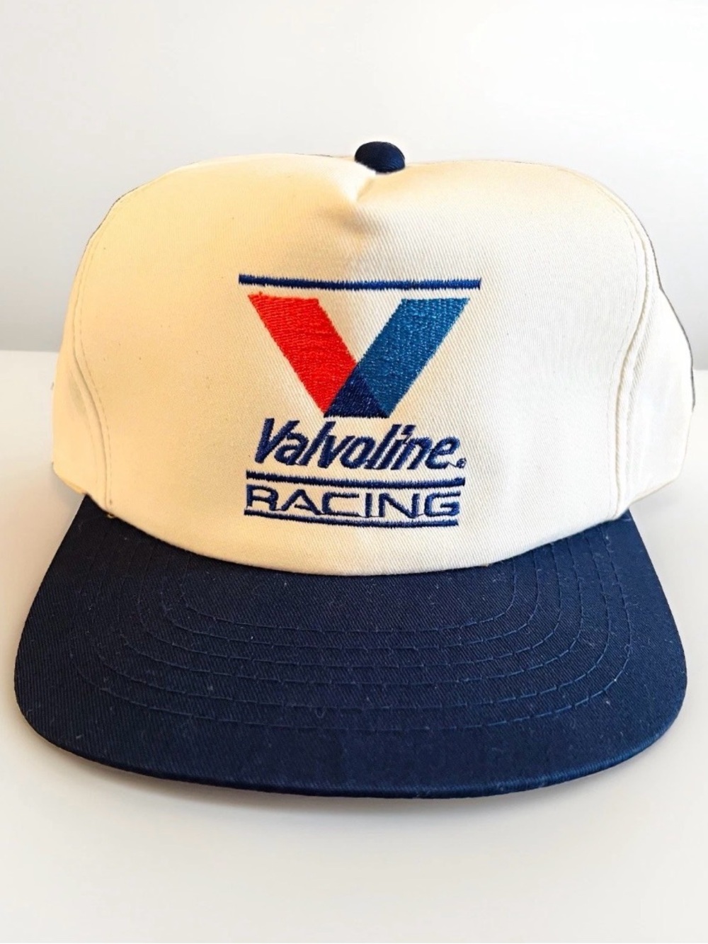 Valvoline Racing 1996 VIP Day White/Blue Snapback Cap One Size Deadstock Unworn